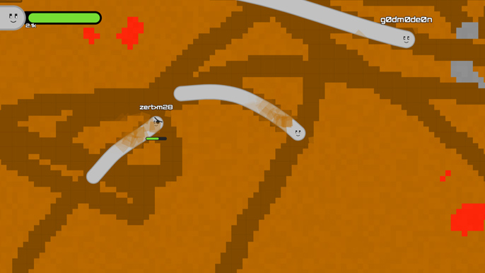 Play Digworm.io game