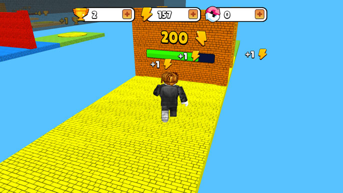 Play Obby: Click and Grow game online